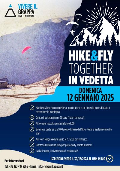 TOGETHER IN VEDETTA domenica 12 Gennaio 2025